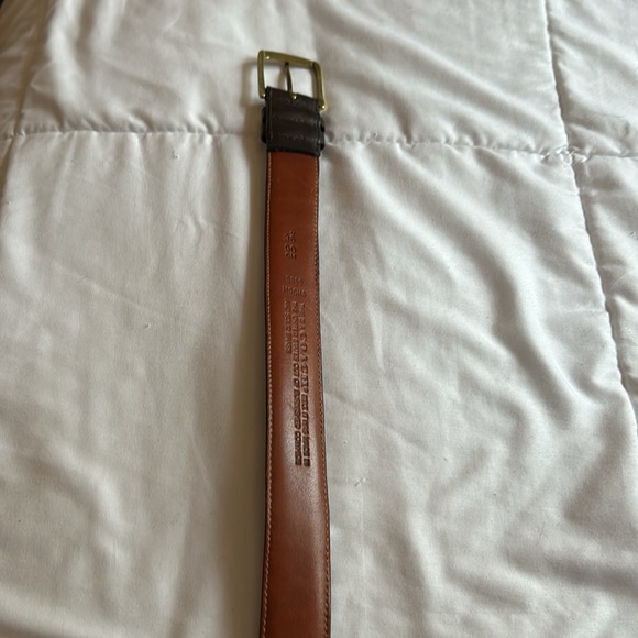 VINTAGE MOCHA COACH BELT - Picture 6 of 8